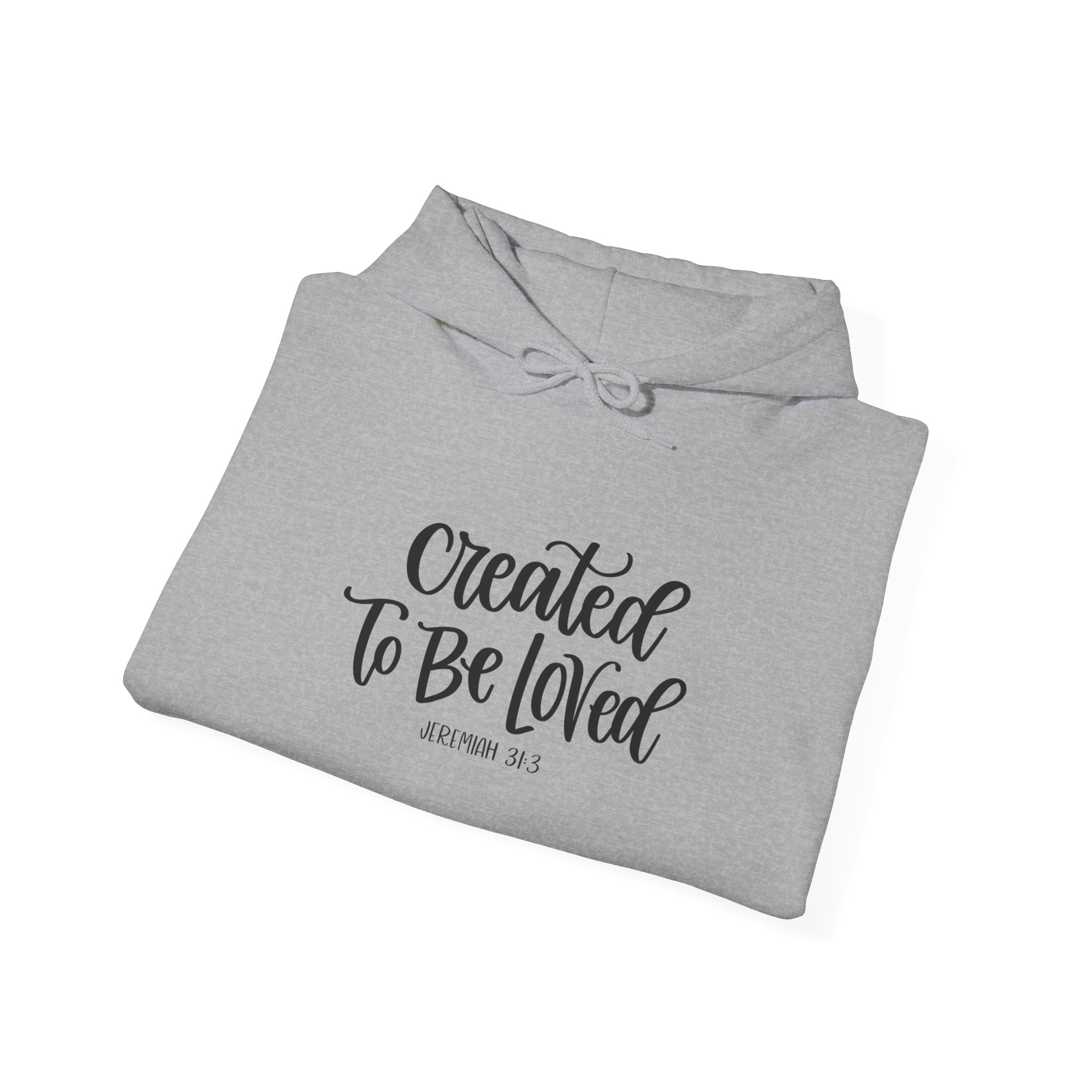Created To Be Loved - Heavy Blend™ Hooded Sweatshirt - Image 6