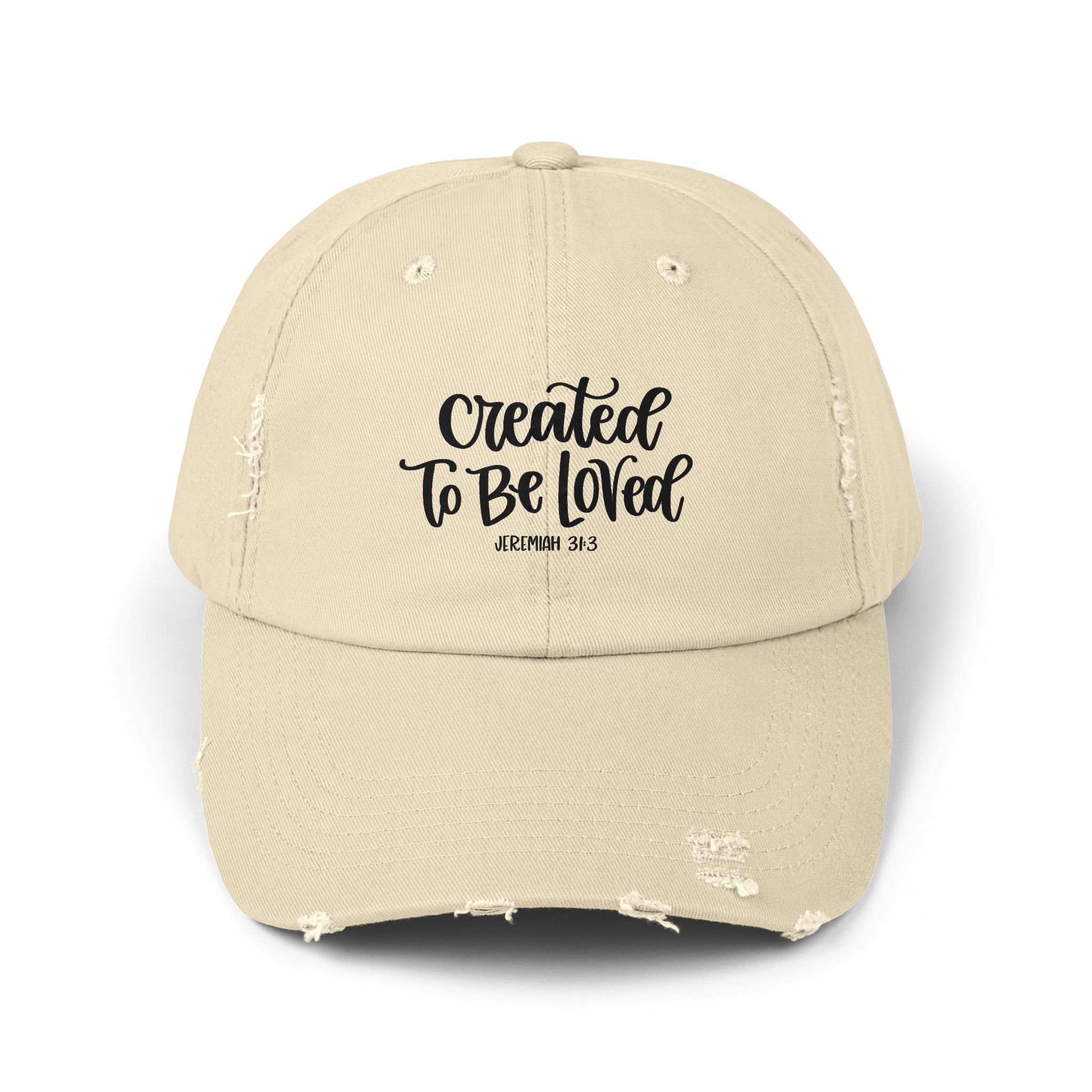 Created To Be Loved - Distressed Cap - Image 3
