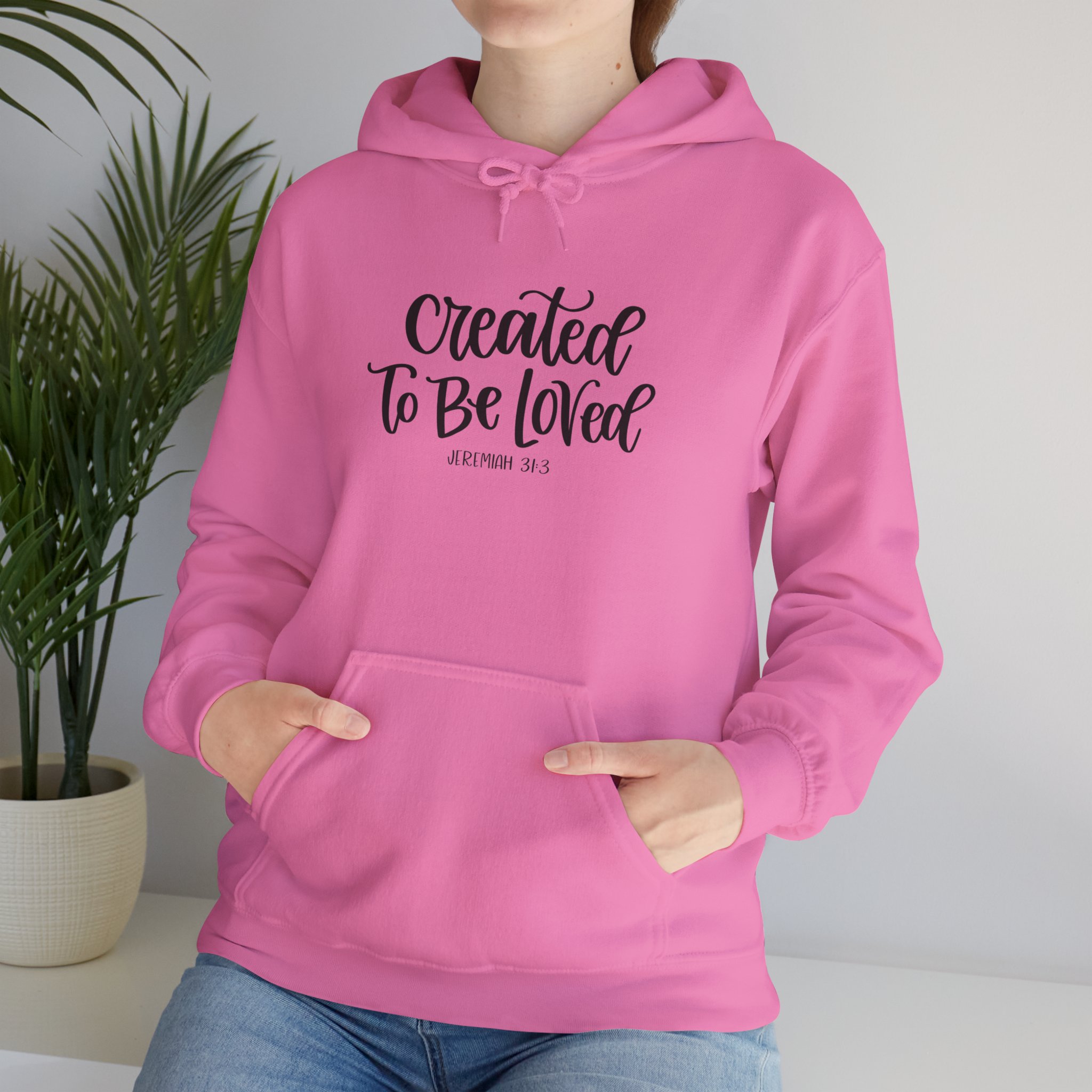 Created To Be Loved - Heavy Blend™ Hooded Sweatshirt - Image 8