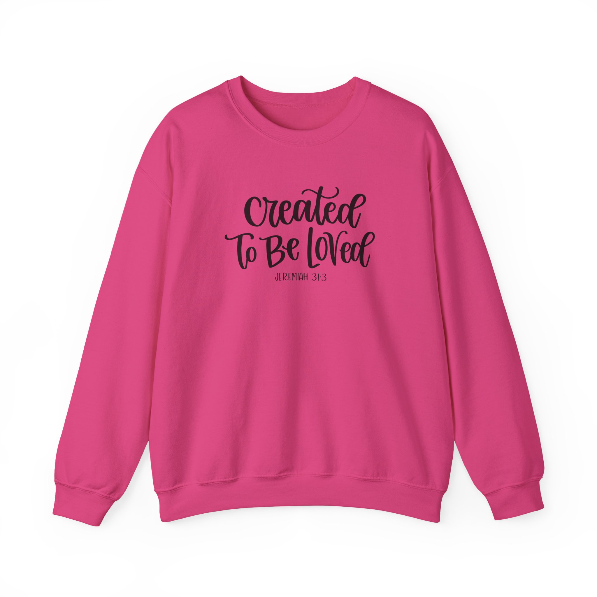 Created To Be Loved ~ Heavy Blend™ Crewneck Sweatshirt