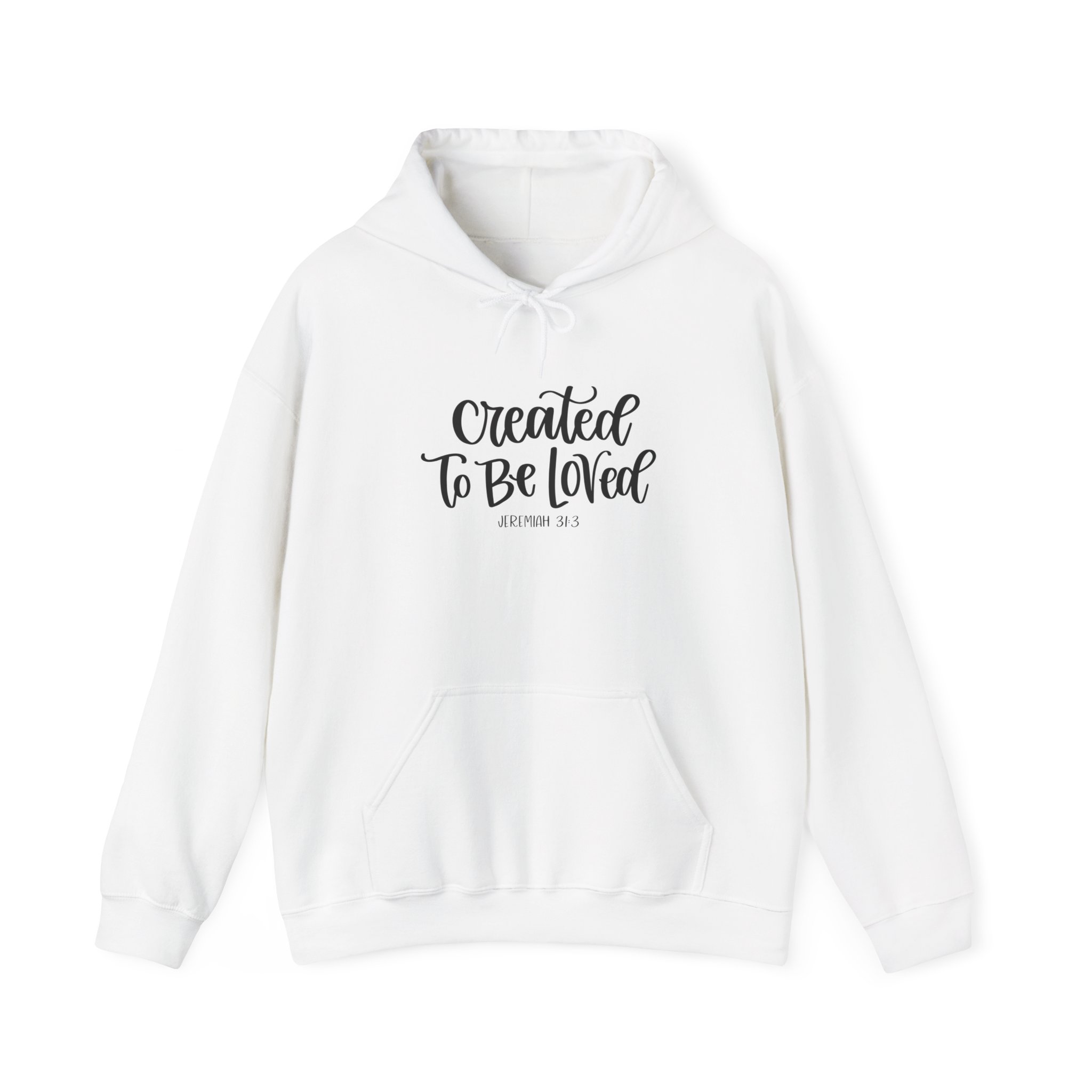 Created To Be Loved - Heavy Blend™ Hooded Sweatshirt - Image 3