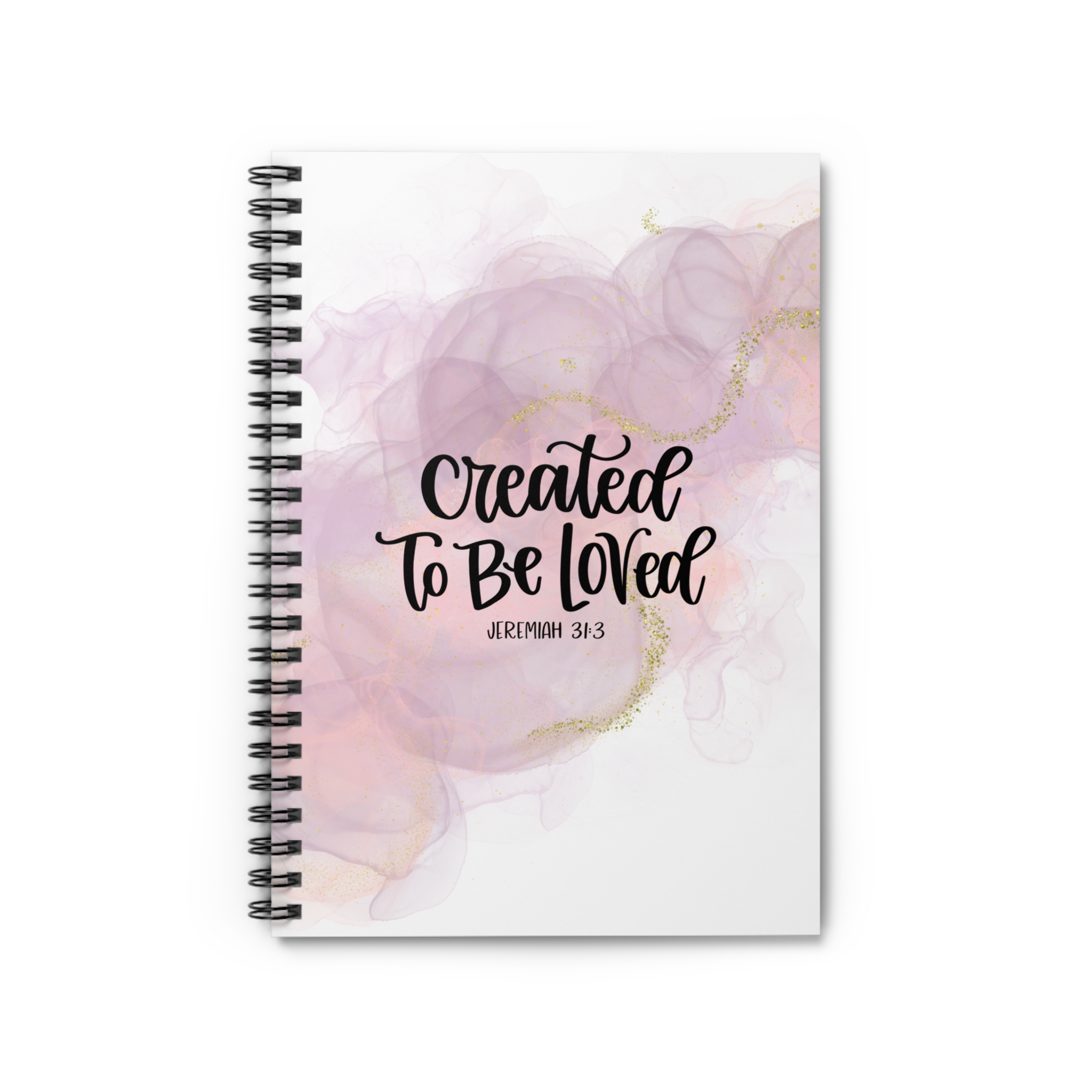 Created To Be Loved - Spiral Notebook - Ruled Line
