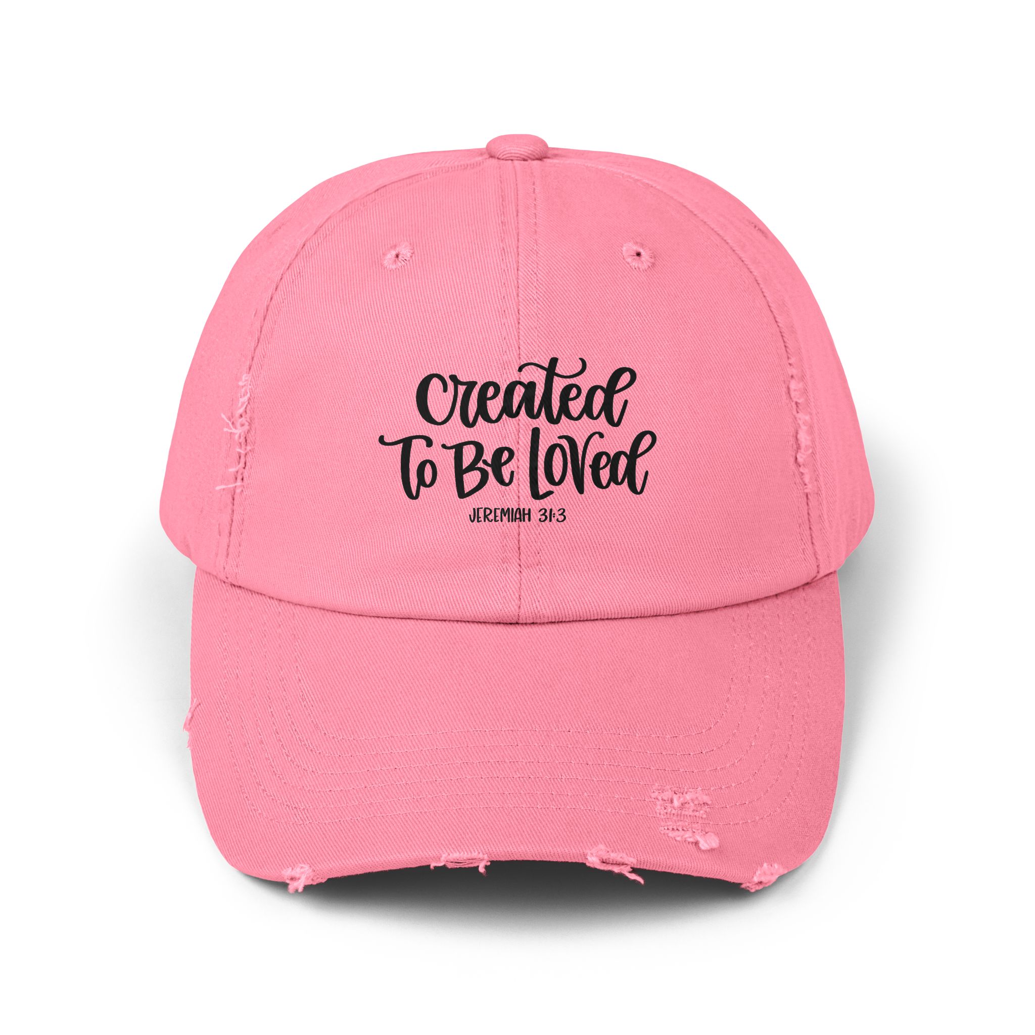Created To Be Loved - Distressed Cap