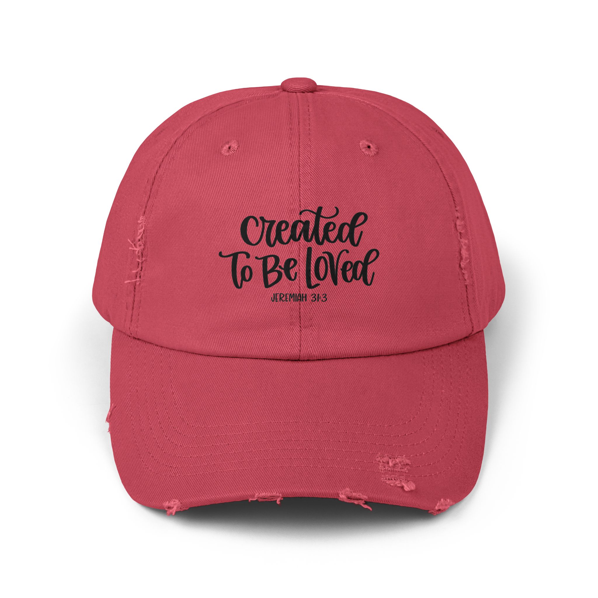 Created To Be Loved - Distressed Cap - Image 4