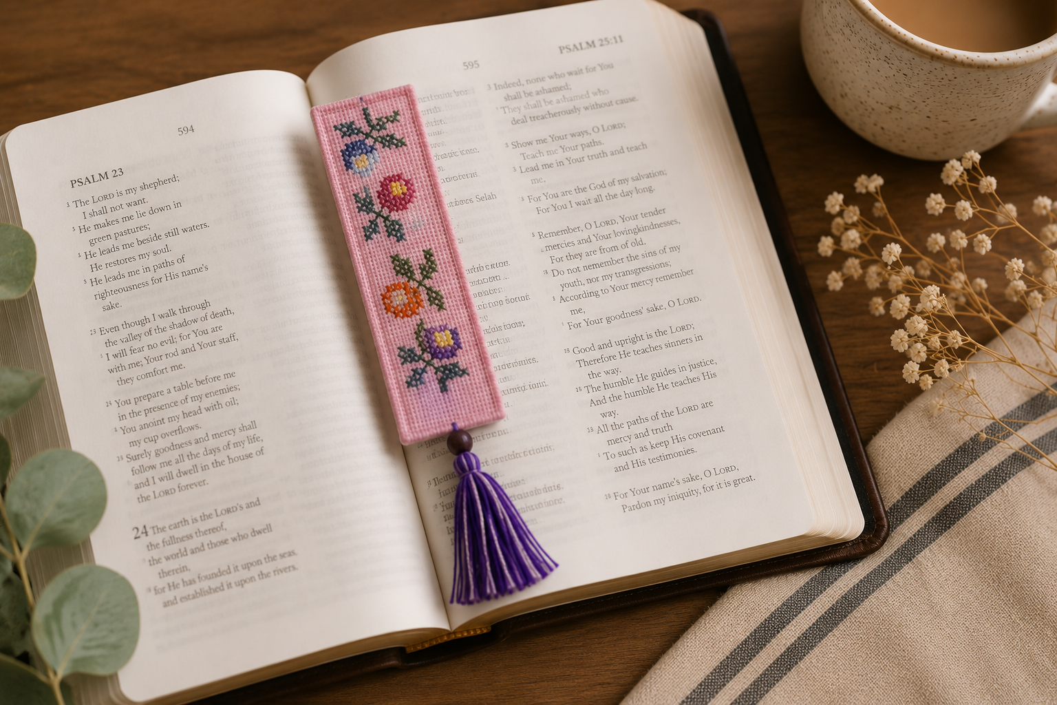 Cottage Garden Bookmark